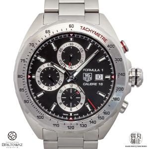 タグホイヤー メンズ 腕時計 フォーミュラ１ クロノグラフ キャリパー16 CAZ2010BA0876 SS ステンレス 44mm 200m防水 黒文字盤 自動巻き At 中古（M208230）