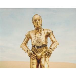 スターウォーズ　砂漠のC-3PO　輸入　写真　洋画  10365d