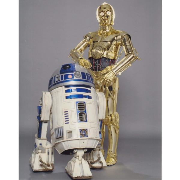 スターウォーズ　C-3PO　R2-D2　輸入　写真　10506d 洋画