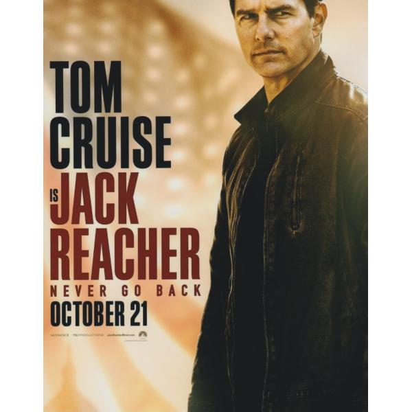 アウトロー  トムクルーズ　Jack Reacher　Tom Cruise　約20.3x25.4cm...