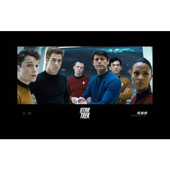 輸入　小ポスター　米国版　スタートレック　Star Trek　クリスパイン　カールアーバン　約43x...