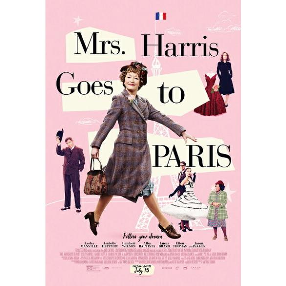 輸入 小ポスター  米国版　ミセスハリス、パリへ行く　Mrs Harris Goes to Pari...