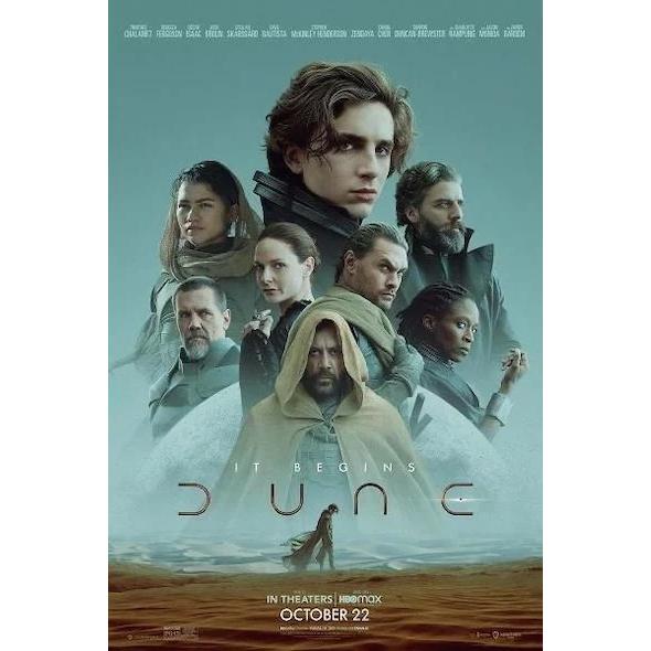 輸入　小ポスター　米国版 DUNE/デューン 砂の惑星 ドゥニヴィルヌーヴ監督 ティモシーシャラメ ...