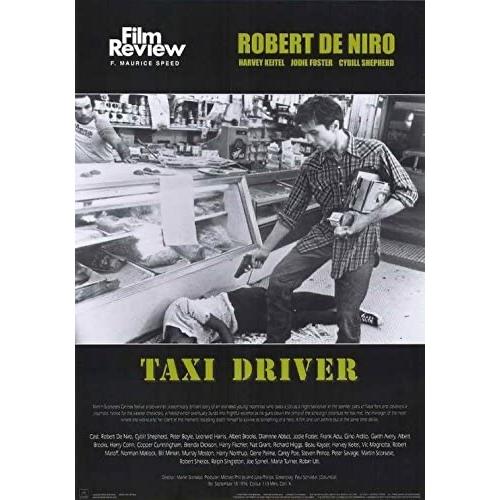 輸入　小ポスター　米国　フィルムレヴュー版　タクシードライバー　ロバートデニーロ　約43x28cm　...