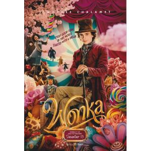 輸入　小型ポスター写真　ウォンカとチョコレート工場のはじまり Wonka ティモシーシャラメ Tim...