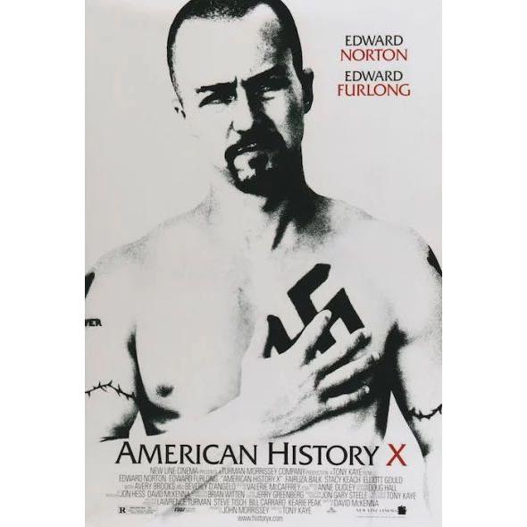 輸入　小型ポスター写真　米国版　アメリカンヒストリーX　American Hjstory X エドワ...