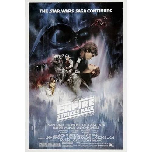 輸入　小型ポスター写真　米国版 スターウォーズ キャリーフィッシャー ハリスンフォード Star W...