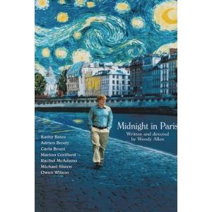 ほぼA4サイズ　ミニポスター写真　米国版  ミッドナイトインパリ　Midnight