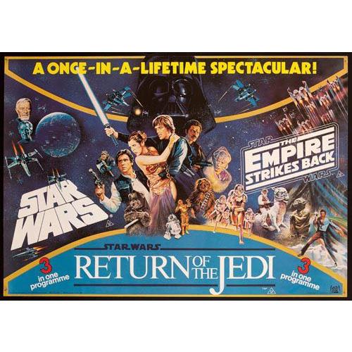 ほぼA4サイズ　ミニポスター写真　英国版　スターウォーズ　STAR WARS　k0143.