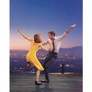 大型写真(約35.5x28cm)　ララランド ライアンゴズリング エマストーン LaLaLand m...