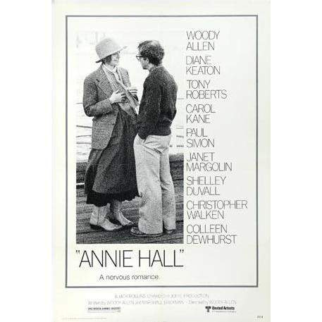 輸入　小型ポスター写真　米国版　アニーホール　Annie Hall　ウディアレン　ダイアンキートン　...