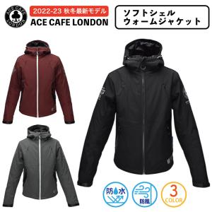ACE CAFE LONDON SoftShellウォームジャケット【美品、M】 ACE CAFE LONDON（エースカフェロンドン） 2024 新作モデル 秋冬