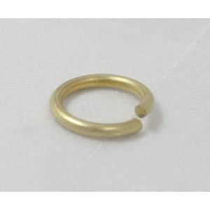【日本製】真鍮シングルリング10mmｘ1.8mm 加工なし そのまま 真鍮生地