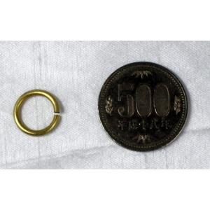【日本製】真鍮シングルリング10mmx1.8m...の詳細画像1