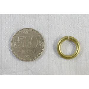 【日本製・あすつく】真鍮シングルリング12mm...の詳細画像1
