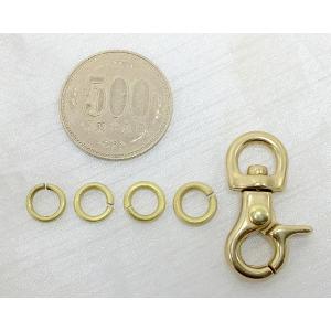 【日本製】真鍮シングルリング 6mmx1.8m...の詳細画像1