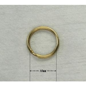 【あすつく】ダブルリング ゴールド 10mmx1mmの詳細画像1