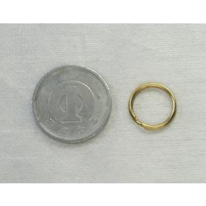 【あすつく】ダブルリング ゴールド 10mmx1mmの詳細画像2