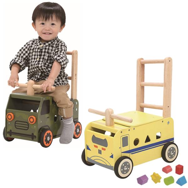 エデュテ ウォーカー&amp;ライド 押し車 乗用 1歳頃から I&apos;m Toy アイムトイ Edute