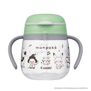 Combi コンビ ラクマグはじめてコップ240 モンポケ180542 日本製 マグ おでかけ 飲みやすい  ポケモン ポケットモンスター 5ケ月〜