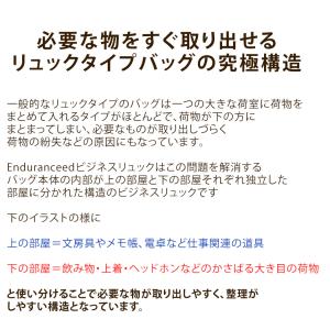 豊岡鞄×Enduranceed ビジネスリュッ...の詳細画像4