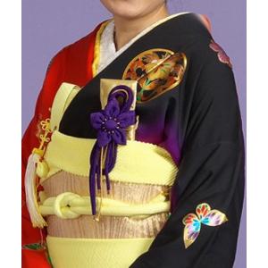 引振袖レンタル 赤地に蝶柄、華紋 落款入り[4...の詳細画像2