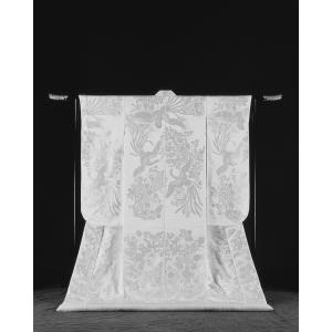 白無垢の受注販売〜金鶏四季草花〜シルク100%・一部化学繊維-小物レンタル付き