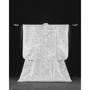 白無垢の受注販売〜山紫水明花鳥図〜シルク100%・一部化繊-小物レンタル付き