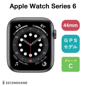 Apple Watch Series 6 44mm アルミケース GPS  Cグレード スペースグレイ アルミニウム/バンドなし 本体＋ケーブル｜y-secondhand