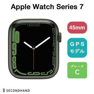Apple Watch Series 7 45mm アルミケース GPS  Cグレード グリーン アルミニウム/バンドなし 本体+ケーブル｜y-secondhand