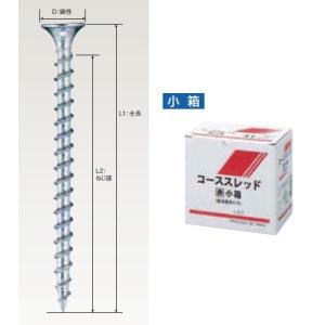 【送料別途】コーススレッド/全ねじ/WR90ZS/全長90mm/1箱(200本入)/ユニクロ/ラッパ/若井(WAKAI)産業/粗目造作ビス/赤小箱｜y-seidashop