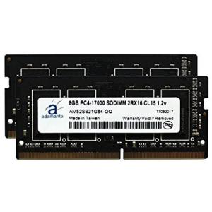 コンピュータ メモリー １６GB Adamanta 16GB (2x8GB) Laptop Memory Upgrade for Dell Inspiron 24" 7000 Series 7459 Desktop AIO All-in-One DDR4 2133