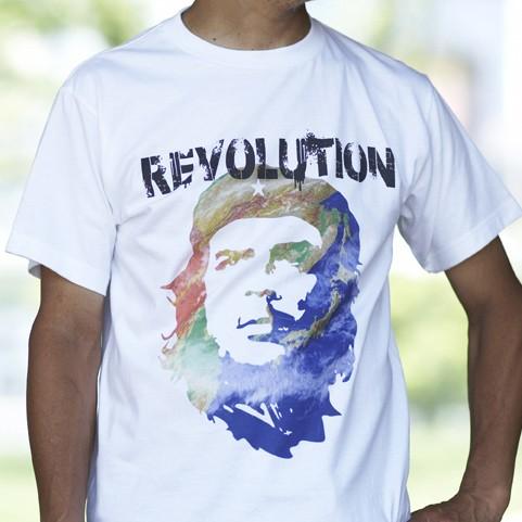 チェゲバラ REVOLUTION 半袖Tシャツ Tシャツ 半袖 メンズ シャツ オリジナル コットン...