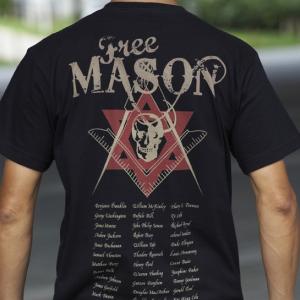 フリーメイソン FREE MASONメンバー 半袖Tシャツ Tシャツ　半袖 オリジナル　メンズ　5.6オンス　