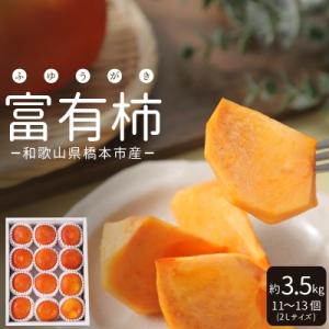 柿【2026年度発送分】ケーズファーム　富有柿　11～13個入　約3.5kg