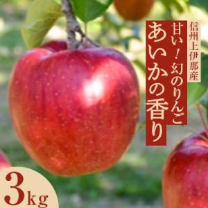ふるさと納税 長野県 2025年!甘い!幻のりんご【あいかの香り】約3kg 信州のりんご