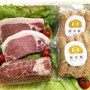 ふるさと納税 田原市 保美豚プレミアム・真空冷凍肉無添加　3品目セット