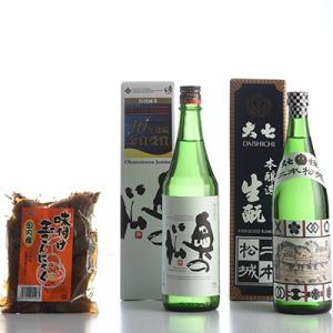 ふるさと納税 二本松市 【晩酌セットA】大七　生もと720ml・奥の松　特別純米720ml・味付け玉...