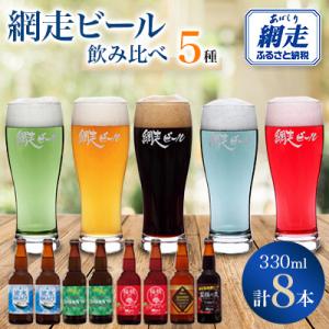 ふるさと納税 網走市 網走ビール8本セット【クラフトビール】｜y-sf