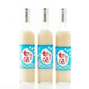 ふるさと納税 羽咋市 能登甘酒 500ml×3本の詳細画像1