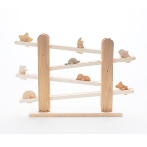 ふるさと納税 三豊市 皇室ご愛用品　木のおもちゃ　ころころ動物