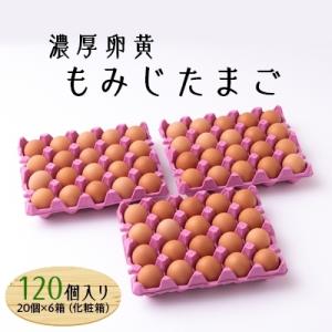 ふるさと納税 山県市 濃厚卵黄もみじたまご【120個入り】