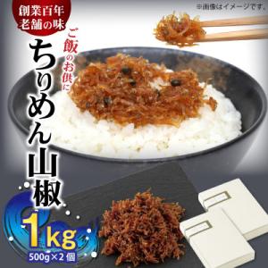 ちりめん山椒(約500g×2個)