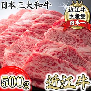 ふるさと納税 近江八幡市 厳選 近江牛 カルビ 焼肉 500g｜y-sf