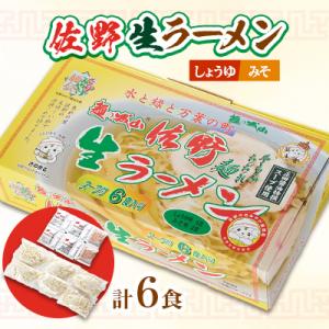 麺の城山　佐野生ラーメン6食入り
