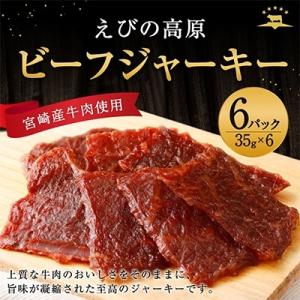 ふるさと納税 えびの市 えびの高原　ビーフジャーキーセット (35g×6パック)