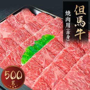 ふるさと納税 新温泉町 但馬牛　焼き肉用(赤身　500g)