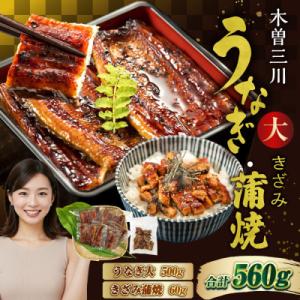 木曽三川うなぎ大5人前+きざみ蒲焼 ba07