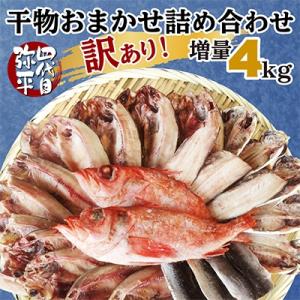 ふるさと納税 沼津市 訳あり干物　4Kgおまかせ詰め合わせ