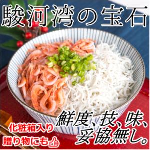 【明治神宮・奉献品】駿河湾の恵み『極上釜あげしらす・桜えびセット M』【丸三水産】